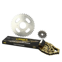 Kit chaîne AFAM 420 15x41 pour Honda Dax 50 ST à partir de 1978 (dé-finition origine)