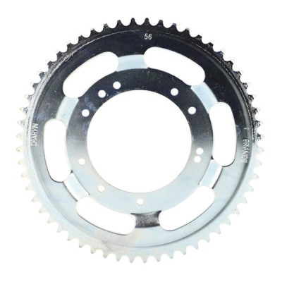 Couronne de vélo adaptable Ø 98mm 56dts 10 trous pour cyclomoteur MBK 51 roue alu Grimeca