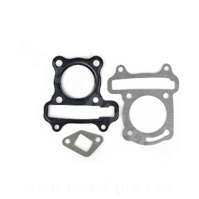 Joint haut moteur adaptable scooter 50cc 4T GY6 - véhicules : Baotian BT49QT 4T, Kymco Agility 50 4T, Peugeot V-Clic 4T, KISBEE 4T, Norauto 50 Razzo 4T (pochète 3 joints)