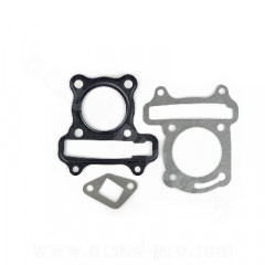 Joint haut moteur adaptable scooter 50cc 4T GY6 - véhicules : Baotian BT49QT 4T, Kymco Agility 50 4T, Peugeot V-Clic 4T, KISBEE 4T, Norauto 50 Razzo 4T (pochète 3 joints)