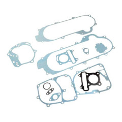 Joint moteur adaptable pour scooter 50 chinois 4T GY6 139QMB 10+12 pouces - Peugeot 50 Kisbee, V-Clic, Sym 50 Orbit, Baotian 50 BT49QT, Norauto 50 Razzo (POCHETTE COMPLÈTE)