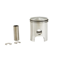 Piston Polini diamètre 40,3mm pour cylindre fonte Minarelli 50 AM6, MBK 50 X-Power, X-Limit, Yamaha 50 TZR, DTR, Peugeot 50 XPS, Rieju 50 RS1, Beta 50 RR, Aprilia 50 RS 1995>2005 (204.0950)