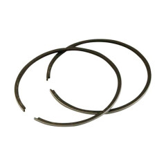 Segment 50 à boîte Polini diamètre 40,3 mm (réf. 206.0370) pour cylindre fonte Minarelli 50 AM6, MBK 50 X-Power, X-Limit, Yamaha 50 TZR, DTR, Peugeot 50 XPS, Rieju 50 RS1, Beta 50 RR, Aprilia 50 RS 1995-2005 (paire)