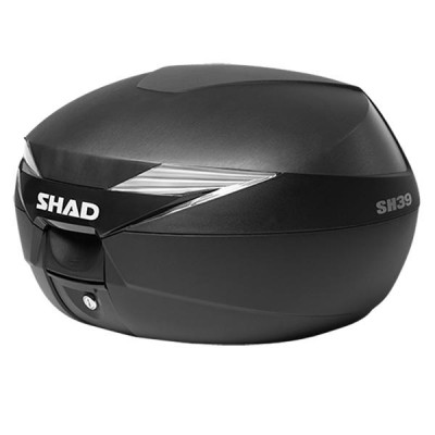 Top case Shad 39L noir capacité 2 casques - jet + intégral D0B39100
