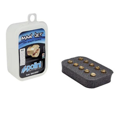 Gicleur principal Polini boîte de 10, n°110 à 128