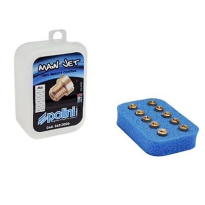 Gicleur principal Polini N°140 à 158 (Boîte de 10) PHVA/PHBN