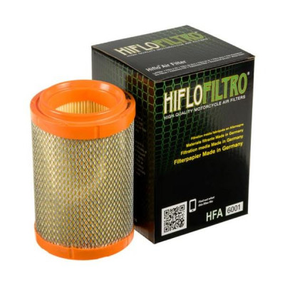 Filtre à air Hiflofiltro HFA6001 pour Moto : DUCATI 796 MONSTER, 800 SCRAMBLER, 1100 MONSTER, 821 MONSTER, 1100 HYPERMOTARD