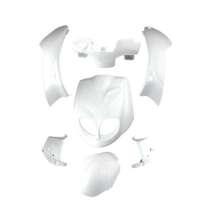 Kit carrossserie adaptable blanc 7 pièces pour Peugeot Trekker 2007+