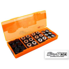 Galets de variateur réglables Stage6 16x13mm 3 à 4,5g Peugeot/Piaggio