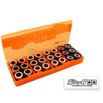 Galets réglables Stage6 19x15,5mm 6,5 à 9,5g Gilera/PIaggio