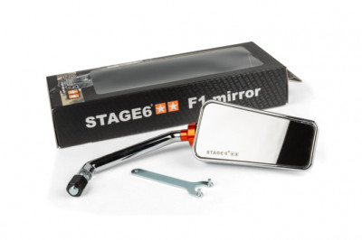 Rétroviseur droit Stage6 chromé diamètre M8