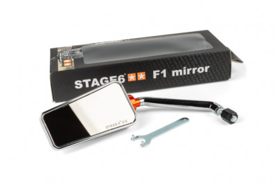 Rétroviseur gauche Stage6 chromé diamètre M8