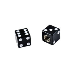 Bouchons de valve adaptable Paire noir