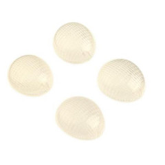 Cabochons clignotants adaptable x4 transparent AV+AR pour Peugeot Ludix, TKR Furious, XP6