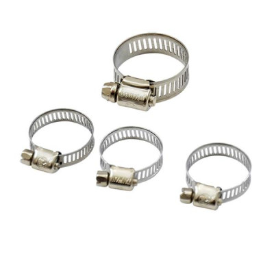 Collier de durite de refroidissement adaptable Jeu de 4 Derbi 50 Senda, GPR-Aprilia 50 RS, RX-Gilera 50 SMT, RCR 2006+ Euro 3