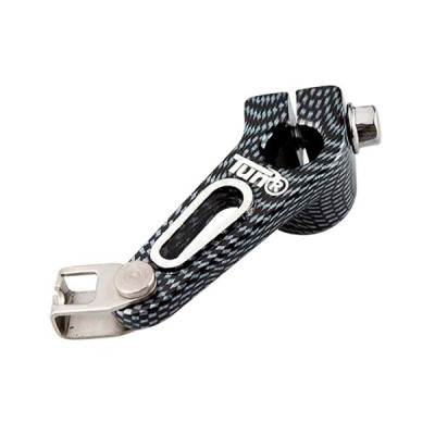 Biellette embrayage adaptable aluminium imitation carbone pour Derbi 50 Senda / GPR