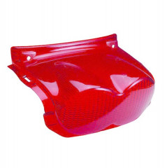 Cabochon feu arrière adaptable rouge pour scooter MBK 50 Ovetto 1997-2007 / Yamaha 50 Neos 1997-2007