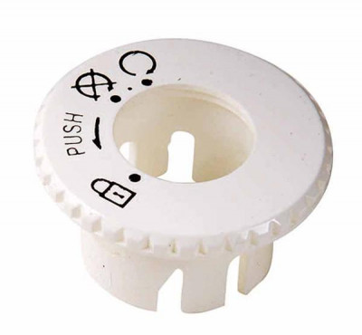 Capuchon de contacteur à clé blanc adaptable pour MBK 50 Booster 1990-2003, Stunt / Yamaha 50 BWS 1990-2003