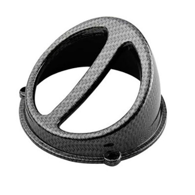 Ecope de refroidissement adaptable carbone brillant MBK 50 Booster 1990+2003, Stunt 2000+2003, Yamaha 50 BWS 1990+2003