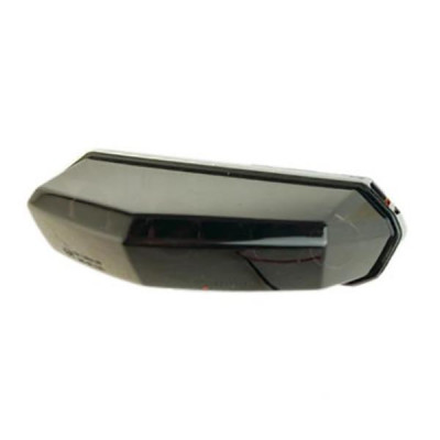 Feu arrière adaptable Fumé à LEDs avec clignotant intégré pour Derbi 50 Senda, DRD, X-Race, X-Treme, Gilera 50 SMT, RCR