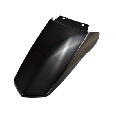 Garde boue arrière adaptable noir brillant pour Derbi 50 Senda DRD (2008+)