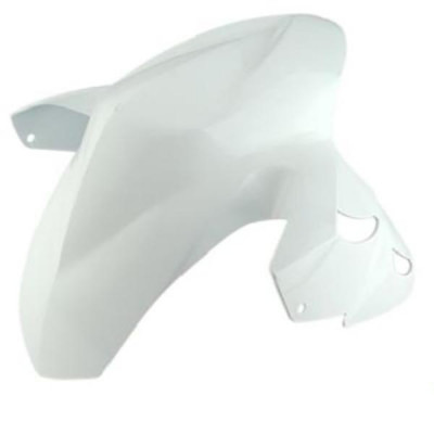 Garde boue avant adaptable blanc MBK 50 Booster NG / Yamaha 50 BWS Bump
