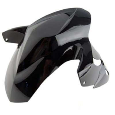Garde boue avant adaptable noir pour scooter MBK 50 Booster NG, Yamaha 50 Rocket