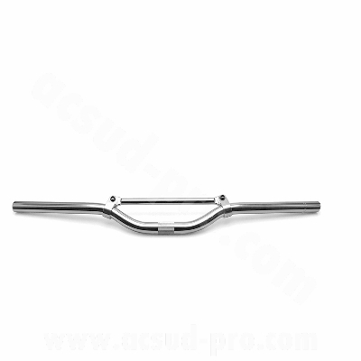 Guidon adaptable alu poli L625mm avec barre de renfort (H40mm sous barre) pour scooter