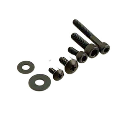 Kit de vis carrosserie adaptable acier noir pour scooter Speedfight, Trekker, 50 TKR, Squab