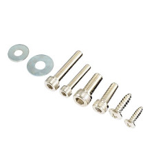 Kit vis de carrosserie adaptable acier chrome pour scooter Peugeot TKR, Trekker, Squab