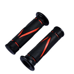 Revêtements poignée adaptable noir-rouge 120mm