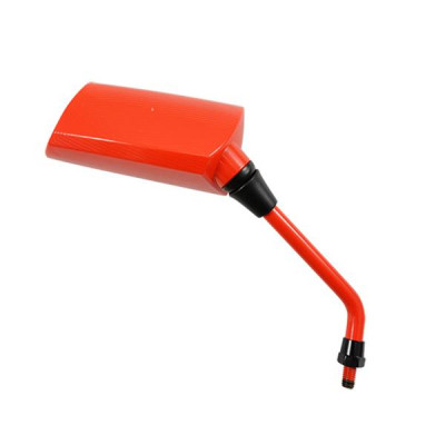 Rétroviseur droit adaptable F1 Evo diamètre 8 rouge pour scooter