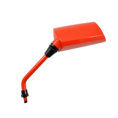 Rétroviseur gauche adaptable diamètre 8 rouge pour scooter