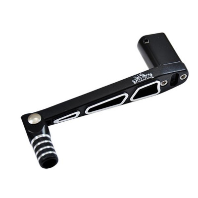 Sélecteur de vitesse adaptable alu noir (pliable) Derbi GPR 50 boîte 2004-2010 / Aprilia RS 50 après 2006