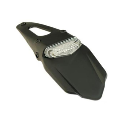 Support de plaque adaptatif avec feu arrière transparent à leds homologué CE