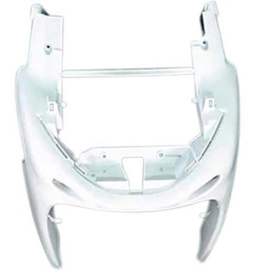 Tablier avant adaptable blanc brillant inférieur pour scooter Nitro/Aerox 50 1997-2012