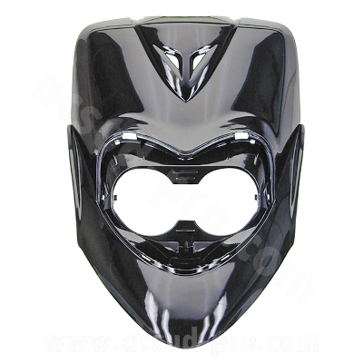 Tablier avant adaptable noir métal pour scooter Booster NG après 1999