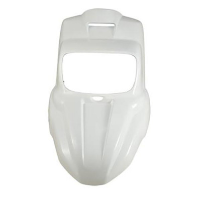 Tablier avant adaptable blanc design pour scooter MBK 50 Booster / Yamaha 50 BWS après 2004