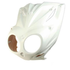 Tablier avant adaptable blanc brillant pour scooter après 2004 MBK 50 Stunt/Yamaha 50 Slider