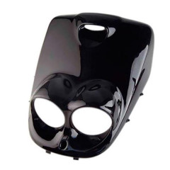 Tablier avant adaptable noir pour scooter MBK 50 Booster, Yamaha 50 BWS, Spy ancien modèle