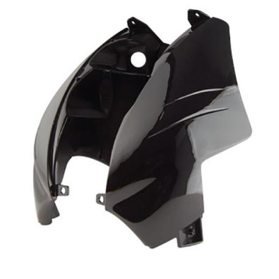 Tablier latéral adaptable noir brillant pour scooter Peugeot Ludix