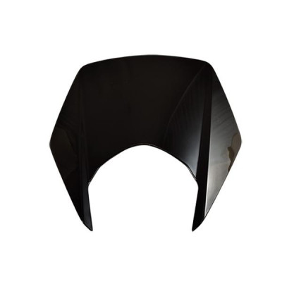 Plaque phare adaptable noire pour Tête de fourche Derbi Senda DRD 50 2011+