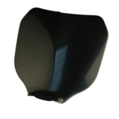 Plaque numéro adaptable noir style cross avec fixation pour moto, 50 à boîte, cyclomoteur