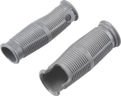 Paire de revêtements de poignée adaptable gris clair