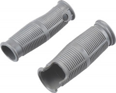 Paire de revêtements de poignée adaptable gris clair