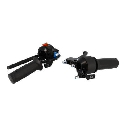 Paire de poignée complète adaptable nouvelle génération pour cyclomoteur MBK 51