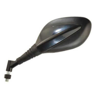 Rétroviseur gauche noir adaptable homologué CE Kymco 50 Dink à partir de 2007, 125 Dink à partir de 2006, 200 Dink à partir de 2006, 300 G-Dink 2012-2016, Downtown 300 à partir de 2009