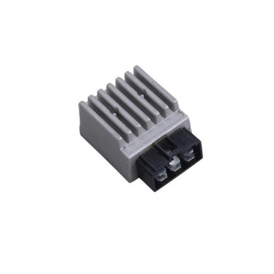 Regulateur de tension adaptable 50 A noir connecteur 6 fiches pour Derbi 50 Senda, GPR - Gilera 50 RCR, SMT - Aprilia 50 RS, RX, SX
