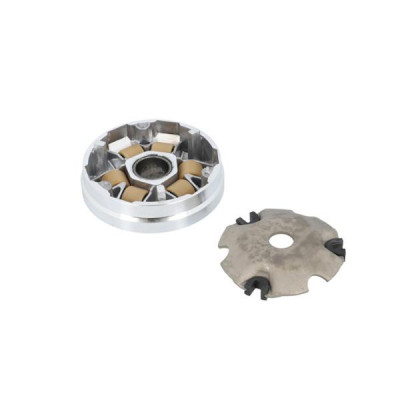 Variateur adaptable (sans joue fixe) 6 rouleaux 16x13 pour scooter chinois 139QMB, GY6 / Peugeot Kisbee 4T / Kymco Agility 4T / Sym Orbit 4T / Baotian BT 49 QT 4T