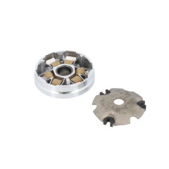 Variateur adaptable (sans joue fixe) 6 rouleaux 16x13 pour scooter chinois 139QMB, GY6 / Peugeot Kisbee 4T / Kymco Agility 4T / Sym Orbit 4T / Baotian BT 49 QT 4T